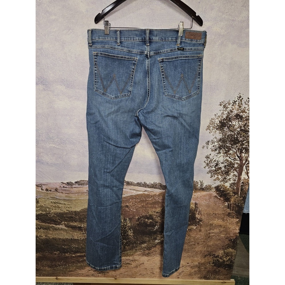 Wrangler Cowboy Cut Western Jeans Mens 38x34 Bootcut Denim Ranch Rodeo Work - Picture 12 of 12